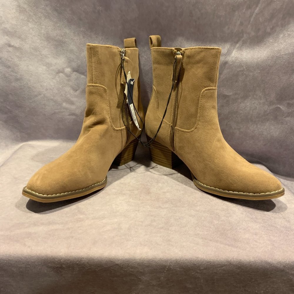 Universal Thread Solita Faux Suede Cowboy Booties - Picture 3 of 12